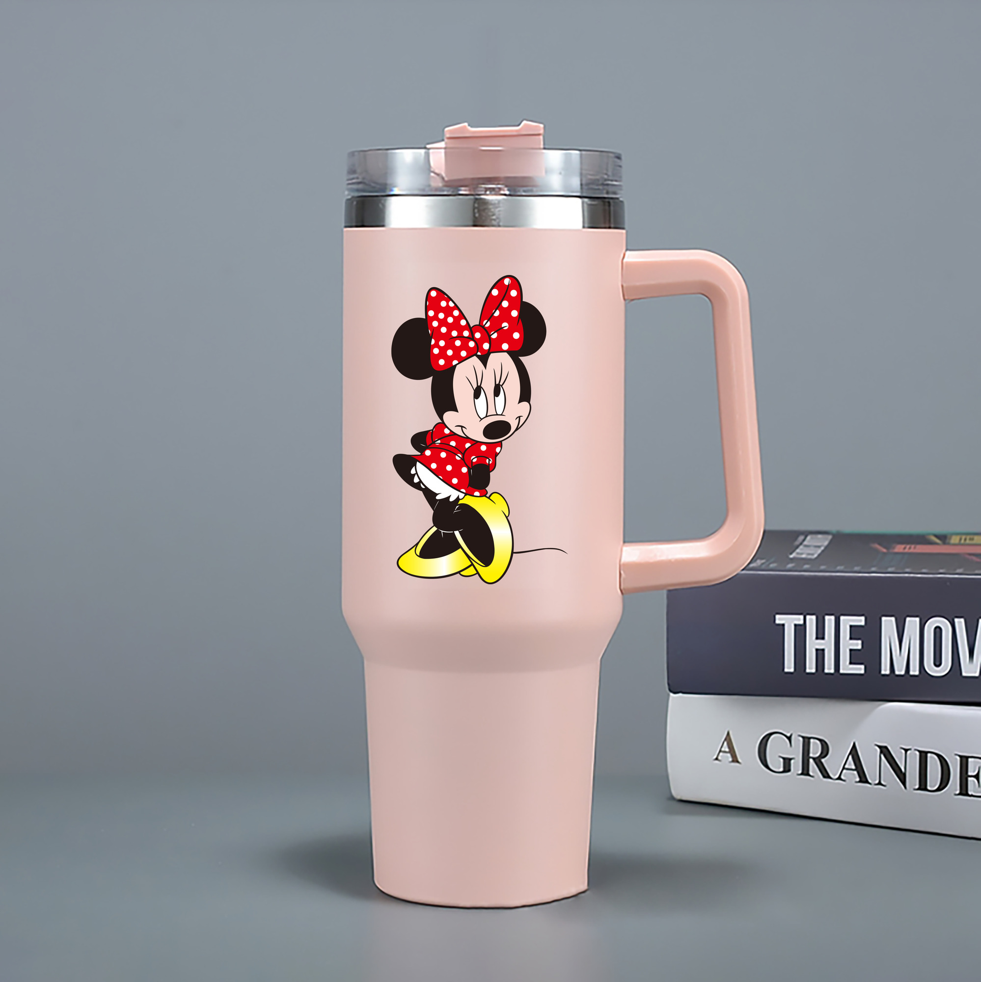 （画像用） ミッキーマウス Mickey Mouse 1200mL車用タンブラー（カラープリント）